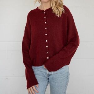 Things Between Red Piper Cardigan